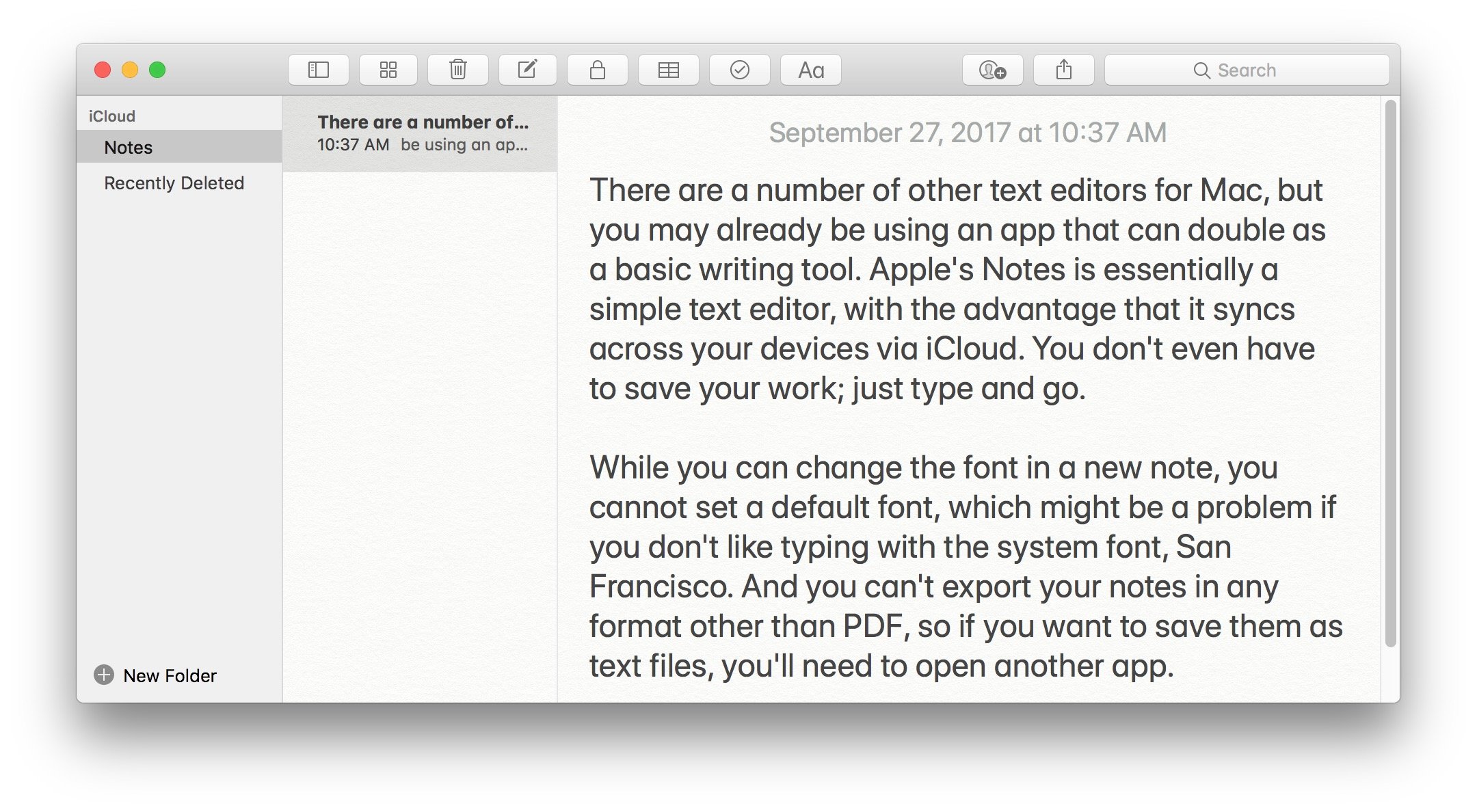 text editor for mac default